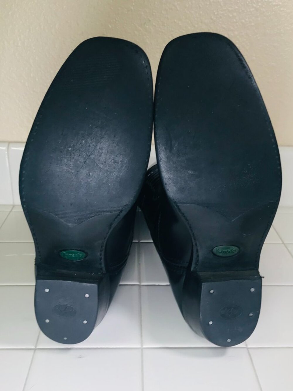 Laredo 6840 Men’s Gainesville Western Cowboy Boots Sz 10 EW Black Leather Eagle - Picture 8 of 16